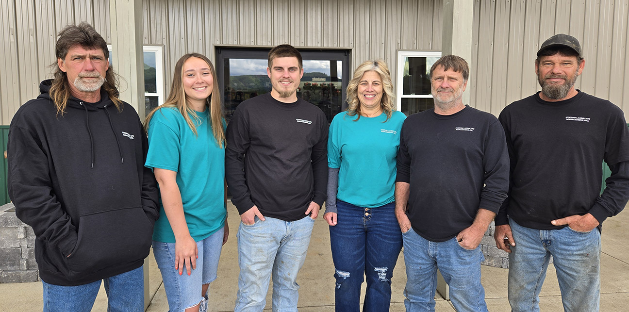 The team at Custom Landscape Management
